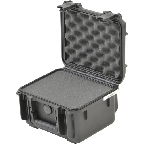 SKB 3I-0907-6-C Small Mil-Std Waterproof Case 6" Deep (Black, Cubed Foam) - SKB
