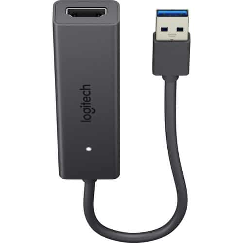 Logitech USB Type-A to HDMI Screen Share Graphic Adapter -