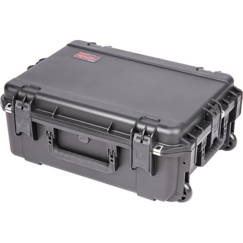 SKB iSeries 2215-8 Waterproof Utility Case with Wheels and Cubed Foam (Black) - SKB