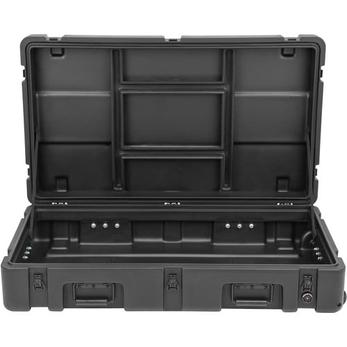 SKB R Series 3821-7 Waterproof Utility Case with Wheels (Black, No Foam) - SKB