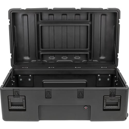 SKB R Series 4222-15 Waterproof Utility Case with Wheels (Black, No Foam) - SKB