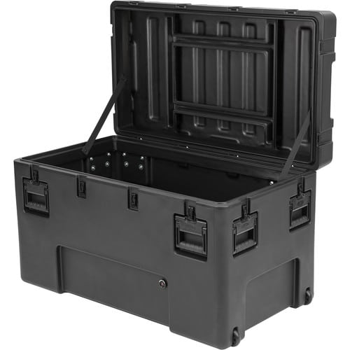SKB R Series 4222-24 Waterproof Utility Case with Wheels (Black, No Foam) - SKB