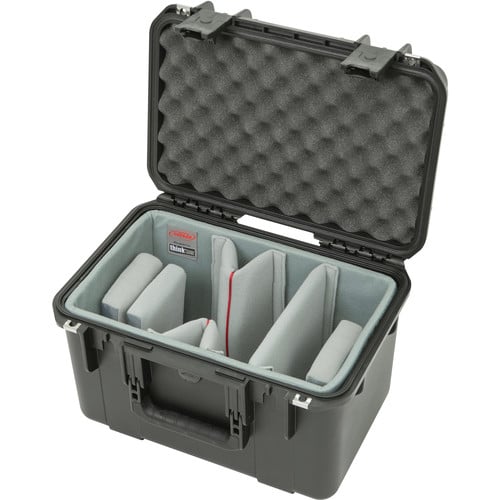 SKB iSeries 1610-10 Waterproof Case with Video Dividers and Lid Foam (Black) - SKB