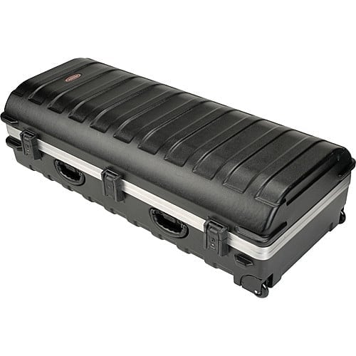 SKB X-Large ATA Stand Case with Wheels - holds Audio and Lighting Stands up to 49 1/2 x 20 1/4 x 13 1/2" - SKB