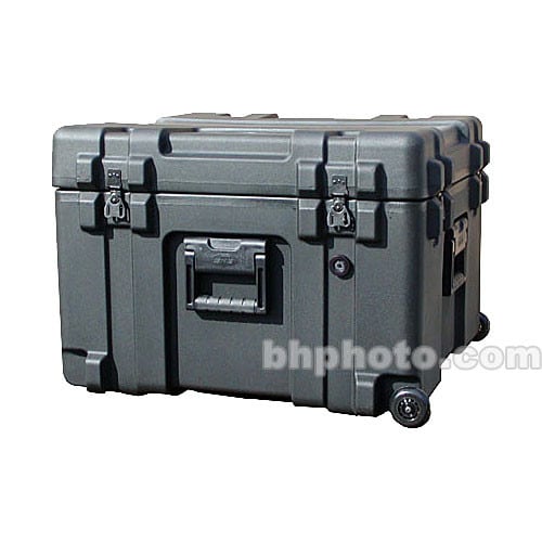 SKB 3R2423-17B-CW Roto-Molded Mil-Standard Utility Case with Cubed Foam Interior and wheels - SKB