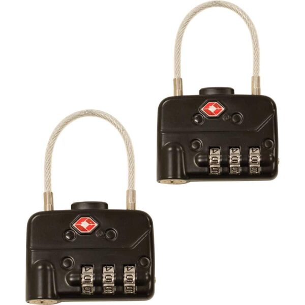SKB TSA Combination Cable Padlocks (2-Pack) - SKB