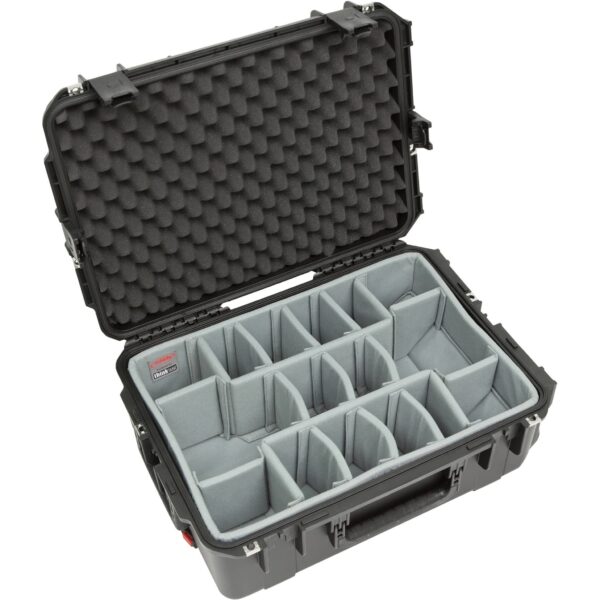 SKB iSeries 2215-8 Waterproof Utility Case with Wheels and Think Tank Photo Dividers (Black) - SKB