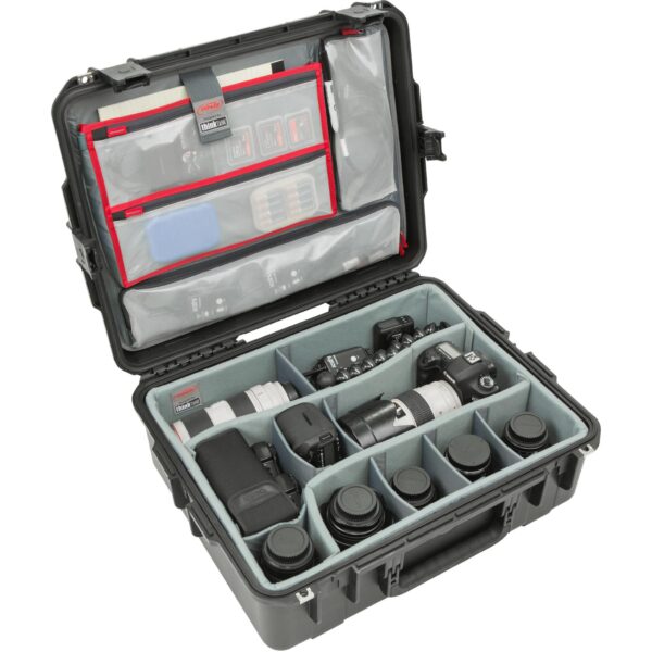 SKB iSeries 2217-8 Case with Think Tank Photo Dividers & Lid Organizer (Black) - SKB