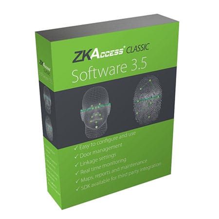 ZKTeco ZKT-ZKBACP10 ZKBioSecurity Software Bronze Package Supports 10 Doors Or Less - ZKTeco