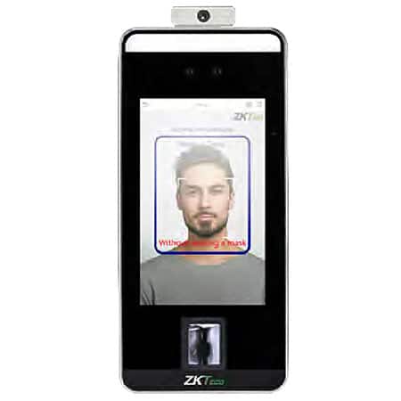 ZKTeco ZKT-SF1005VPLUS 5in Visible Light Facial Reader Body Temperature & Mask Detection - ZKTeco