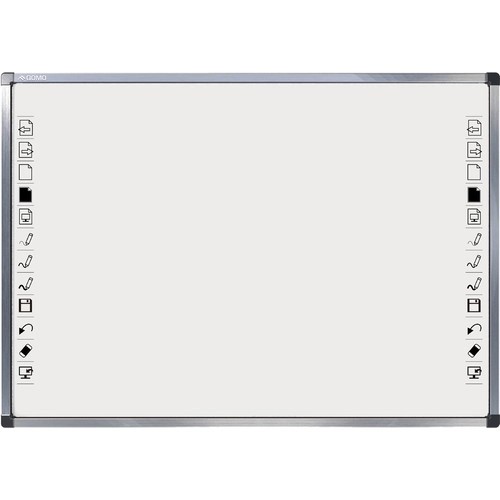 QOMO QWB300 Series 81.4" IR Interactive Whiteboard (Porcelain Steel) - QOMO