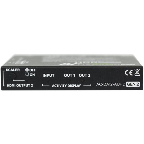 AVPro Edge AC-DA12-AUHD-GEN2 1x2 HDMI Distribution Amplifier -