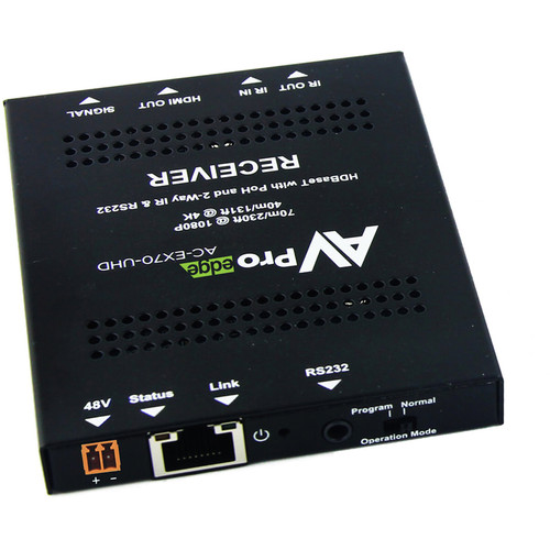 AVPro Edge AC-EX70-UHD-R Ultra Slim 4K HDMI over HDBaseT Receiver (230') -