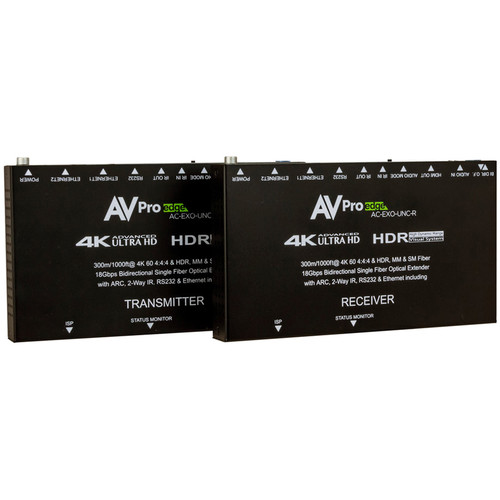 AVPro Edge AC-EXO-UNC-KIT Uncompressed 4K HDMI Fiber Optic Extender Kit -