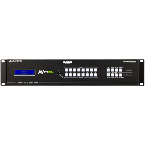 AVPro Edge AC-MX88-AUHD-HDBT-AVDM 8x8 HDMI Matrix Switcher with Dolby & DTS Downmixers (2 RU) -