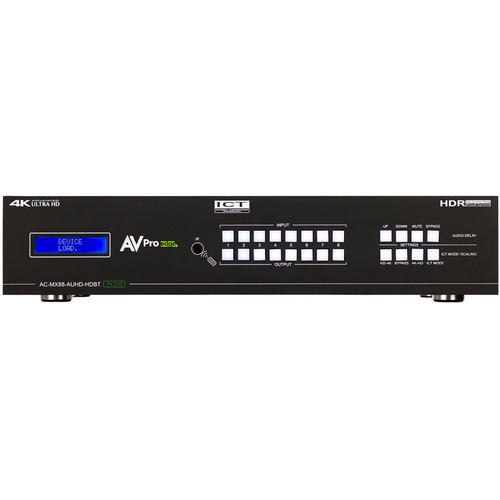 AVPro Edge AC-MX88-AUHD-HDBT-PLUS 8x8 HDMI/HDBaseT Matrix Switcher -