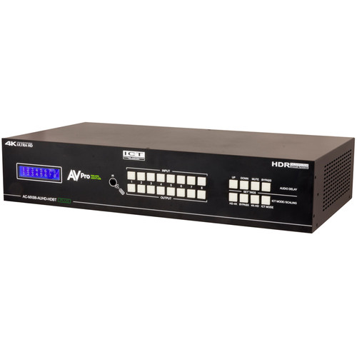 AVPro Edge AC-MX88-AUHD-HDBT-PLUS 8x8 HDMI/HDBaseT Matrix Switcher -