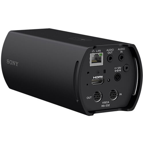 Sony SRGXB25 4K60p Compact Box Camera with 25x Optical Zoom - Black - Sony