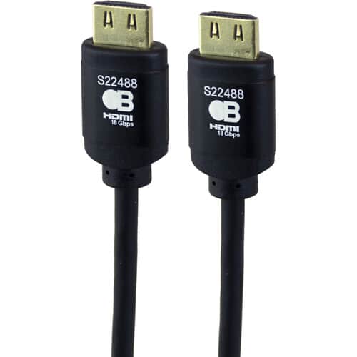 Bullet Train AC-BT03-AUHD-MP 18Gbps Ultra High-Speed HDMI Cable (9.8', Master Pack of 50) -