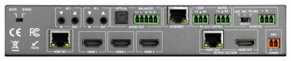 AVPro Edge AC-CX42-AUHD 4 x 2 ConferX HDBaseT / HDMI Matrix Switcher -