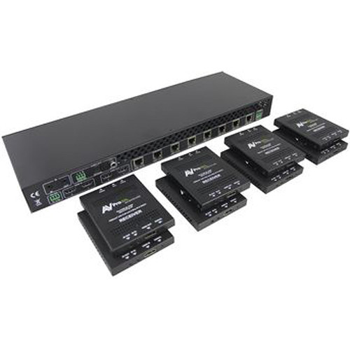 AVPro Edge AC-DA210-HDBT-KIT 2x10 HDMI/HDBaseT Distribution Amplifier with Receivers - AVPro