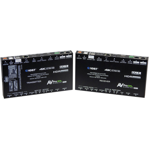 AVPro Edge AC-EX100-444-KIT-GEN2 4K HDMI 2.0 over HDBaseT Extender Transmitter & Receiver Kit (330') - AVPro