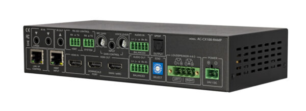 AVPro Edge AC-CX100-RAMP Universal Class-D Audio Amplifier with AV Functionality -