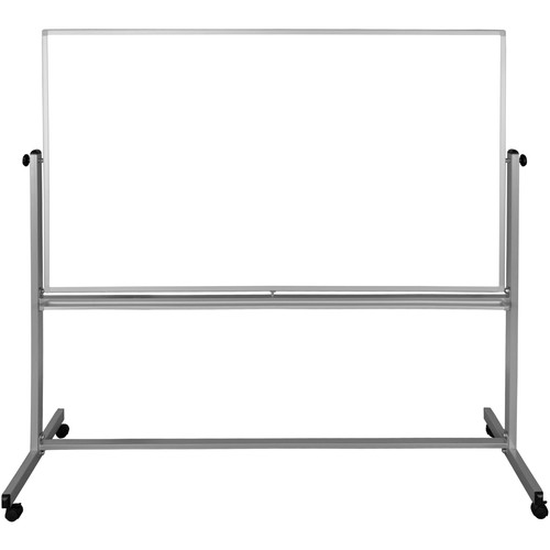 Luxor 72 x 48" Mobile Double-Sided Music Whiteboard - Luxor