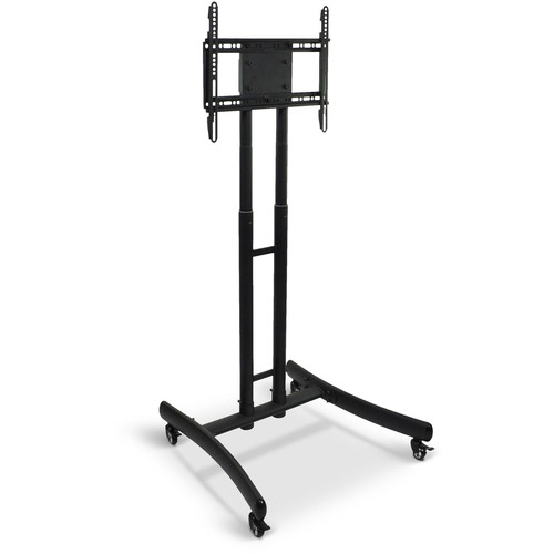 Luxor FP1000 Height-Adjustable Rolling TV Stand - Luxor