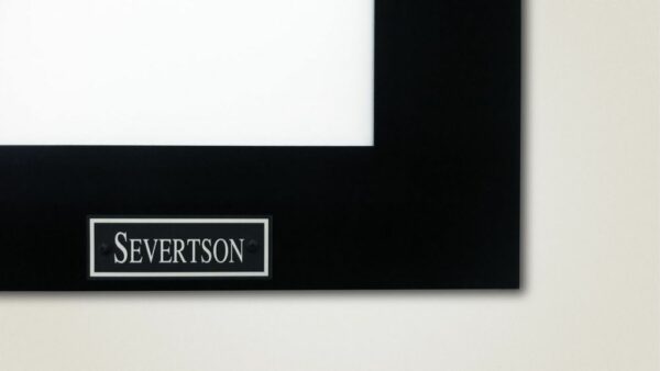 Severtson DF1610123CGMP 123in 16:10 Fixed Frame Projector Screen, Cinema Grey Micro-perf - Severtson Screens