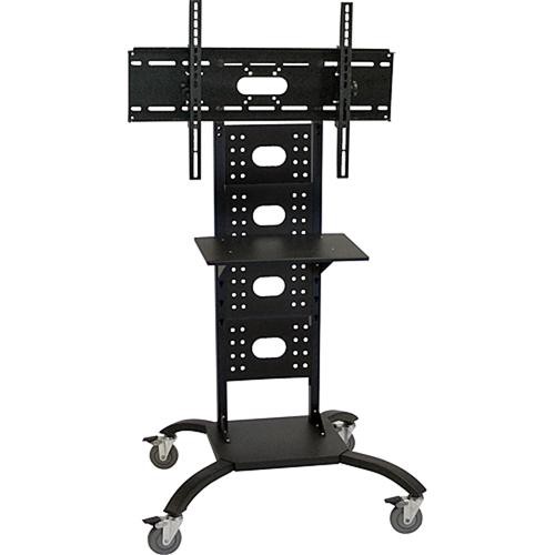 Luxor WPSMS51 Universal Mobile Flat Panel Display Stand (60" Height, Black) - Luxor