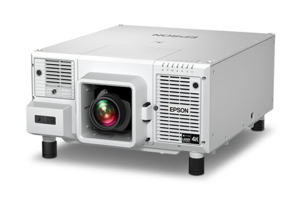 Epson V11H832920 Pro L12002QNL 12,000lm 4K LCD Laser Projector, White (No Lens) - Epson