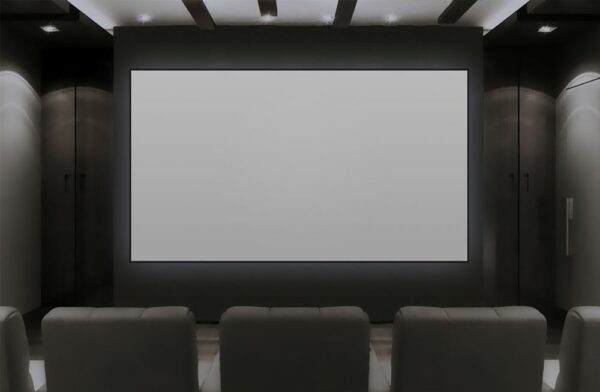 Severtson TF235165CG 165in 2.35:1 Fixed Frame Projector Screen, Cinema Grey Micro-perf - Severtson Screens