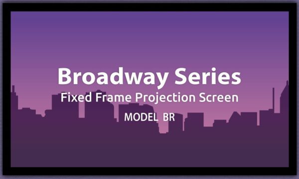Severtson BR1610139MW 139in 16:10 Fixed Frame Projector Screen, Matte White - Severtson Screens