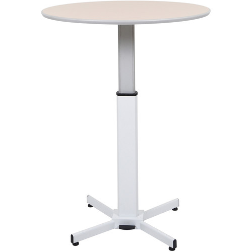 Luxor Pneumatic Adjustable Round Pedestal Table -