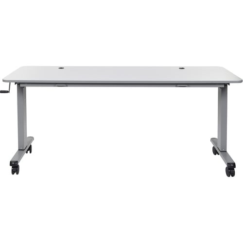 Luxor 72" Adjustable Flip-Top Table with Crank Handle - Luxor