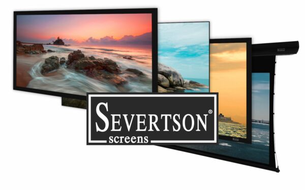 Severtson CF235113HCNCMP 113in 2.35:1 Curved Projector Screen, High Contrast Grey Micro-perf - Severtson Screens