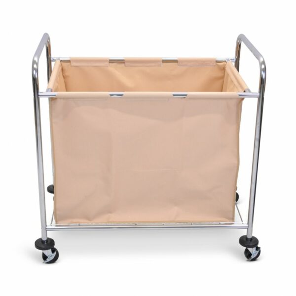 Luxor HL14 Laundry Cart - Steel Frame and Canvas Bag - Luxor