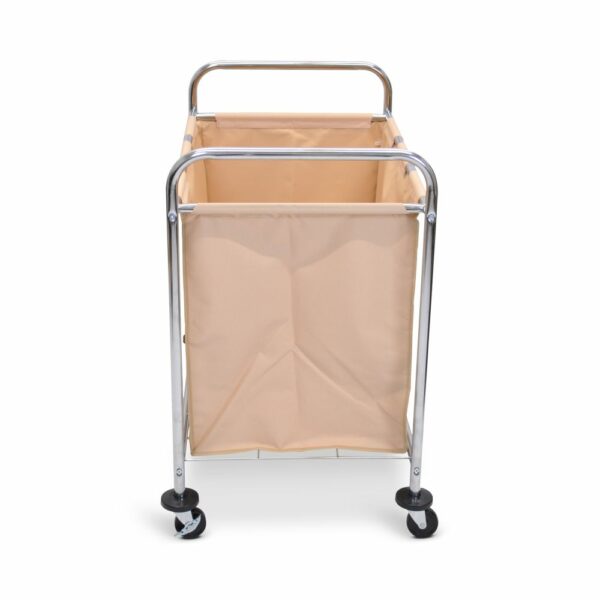Luxor HL14 Laundry Cart - Steel Frame and Canvas Bag - Luxor