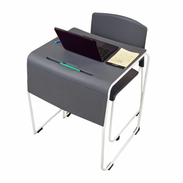 Luxor STUDENT-STK1PK Lightweight Stackable Student Desk and Chair - Luxor