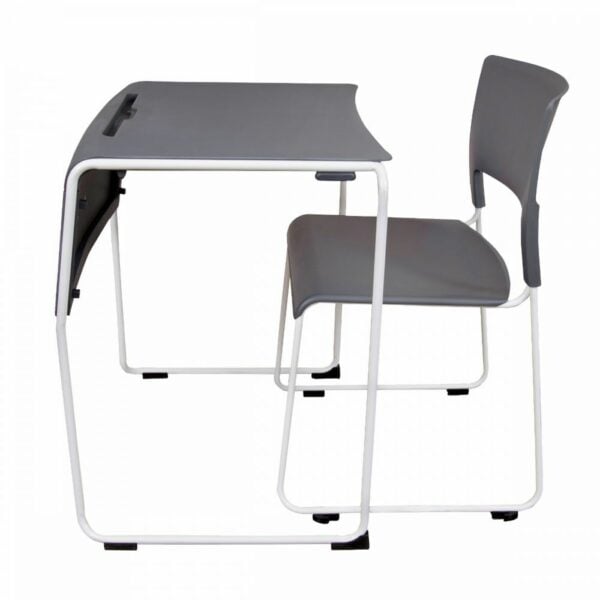Luxor STUDENT-STK1PK Lightweight Stackable Student Desk and Chair - Luxor