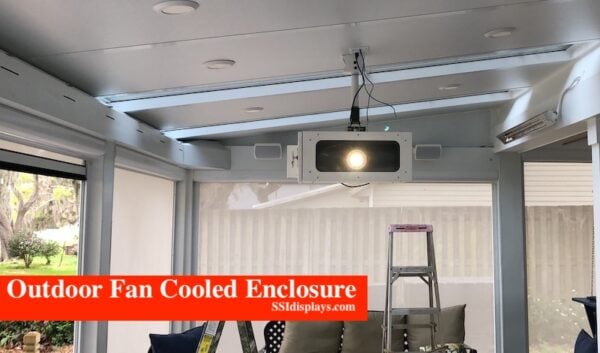 Screen Solutions Integrator Series Fan Cooled Projector Enclosure – Residential Extra Small -