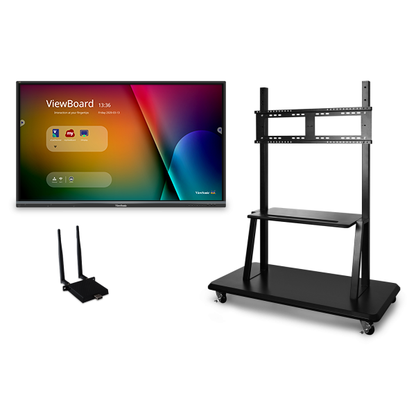 Viewsonic IFP6550-E2 65” ViewBoard® 4K Ultra HD Interactive Flat Panel Bundle - ViewSonic Corp.