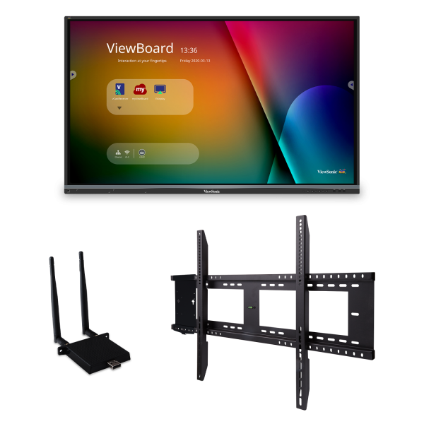 Viewsonic IFP7550-E1 75” ViewBoard® 4K Ultra HD Interactive Flat Panel Bundle - ViewSonic Corp.
