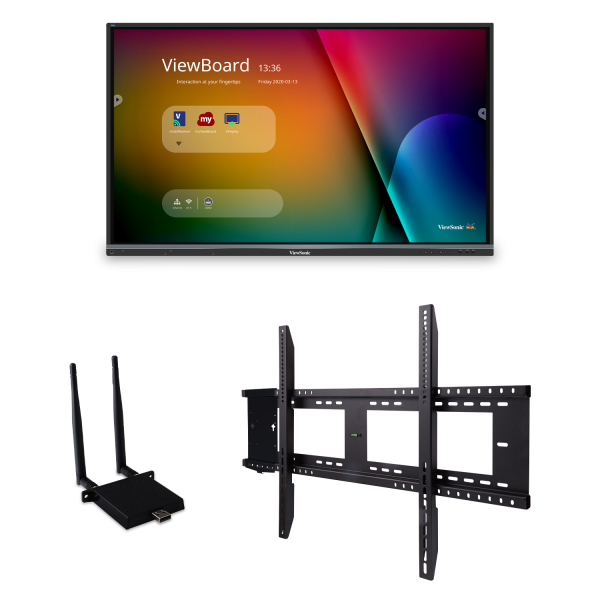 Viewsonic IFP5550-E1 55” ViewBoard 4K Ultra HD Interactive Flat Panel Bundle - ViewSonic Corp.