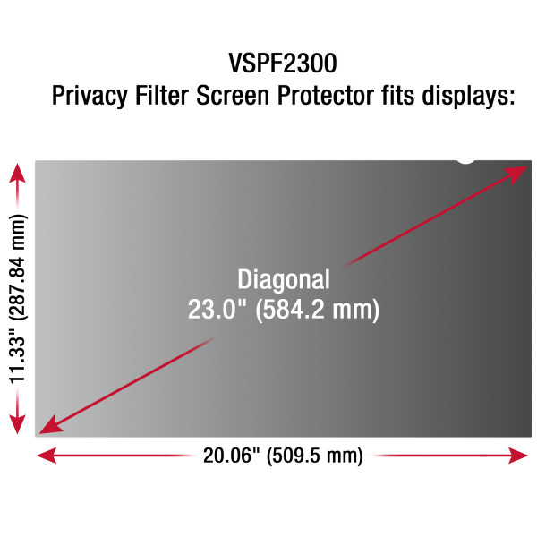 Viewsonic VSPF2300 Protection for Your Sensitive Data on Your Monitor - ViewSonic Corp.