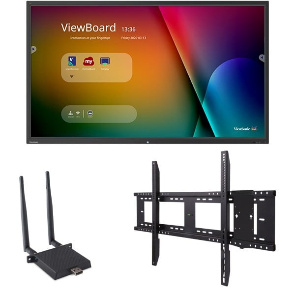 Viewsonic IFP9850-E1 98” ViewBoard® 4K Ultra HD Interactive Flat Panel Bundle 1 - ViewSonic Corp.