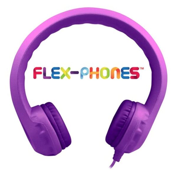 Hamilton KIDS-PPL Flex-Phones™ Single Construction Foam Headphones - Purple - Hamilton Electronics Corp.