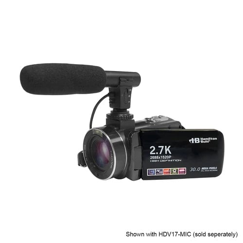 Hamilton HDV17BK ActionPro 30MP, 18X Digital Zoom, FHD Digital Video Camera - Hamilton Electronics Corp.