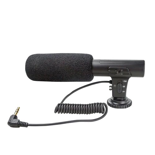 Hamilton HDV17-MIC External Microphone for Camcorders and SLR Cameras -